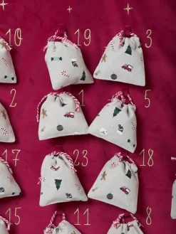 24 Pochons Pour Calendrier De L'Avent Beige / Multicolore - Vertbaudet -Produit Pour Bébé 24 pochons pour calendrier de lavent 4