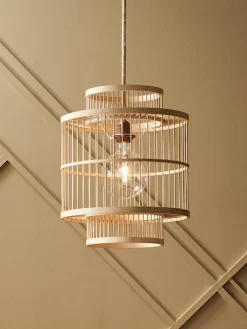 Abat-jour Pour Suspension En Osier Java Marron - Vertbaudet -Produit Pour Bébé abat jour pour suspension en osier java 3