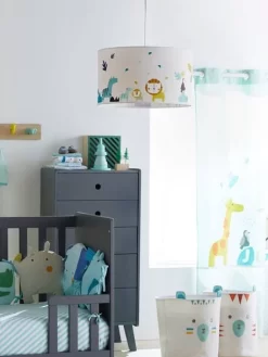 Abat-jour Pour Suspension JUNGLE PARTY Multicolore - Vertbaudet -Produit Pour Bébé abat jour pour suspension jungle party 2