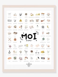 Affiche Moi Je Sais LES PETITES DATES Blanc - Les Petites Dates