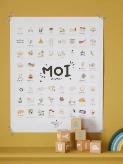 Affiche Moi Je Sais LES PETITES DATES Blanc - Les Petites Dates -Produit Pour Bébé affiche moi je sais les petites dates 3