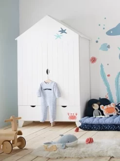 Armoire 2 Portes Holidays XL Blanc - Vertbaudet -Produit Pour Bébé armoire 2 portes holidays xl 2