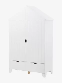 Armoire 2 Portes Holidays XL Blanc - Vertbaudet