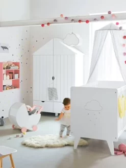 Armoire 2 Portes Holidays XL Blanc - Vertbaudet -Produit Pour Bébé armoire 2 portes holidays xl 4