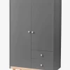 Armoire 2 Portes LIGNE CONFETTI Vert - Vertbaudet