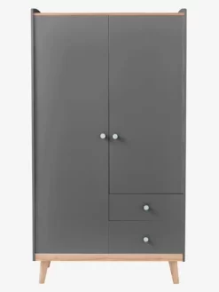 Armoire 2 Portes LIGNE CONFETTI Vert - Vertbaudet -Produit Pour Bébé armoire 2 portes ligne confetti 2