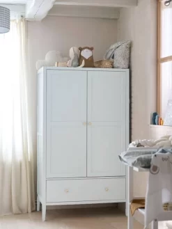Armoire 2 Portes LIGNE PARISIENNE Vert D'eau - Vertbaudet -Produit Pour Bébé armoire 2 portes ligne parisienne 3