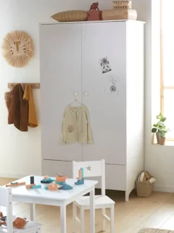 Armoire 2 Portes LIGNE SIRIUS Blanc - Vertbaudet -Produit Pour Bébé armoire 2 portes ligne sirius 3