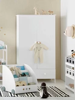 Armoire 2 Portes LIGNE SIRIUS Blanc - Vertbaudet -Produit Pour Bébé armoire 2 portes ligne sirius 4