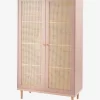 Armoire Cannage LIGNE POÉSIE Rose - Vertbaudet