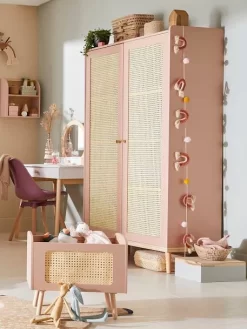 Armoire Cannage LIGNE POÉSIE Rose - Vertbaudet -Produit Pour Bébé armoire cannage ligne poesie 2