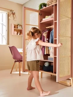 Armoire Cannage LIGNE POÉSIE Rose - Vertbaudet -Produit Pour Bébé armoire cannage ligne poesie 3