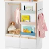 Armoire LIGNE ABC Blanc - Bois - Vertbaudet