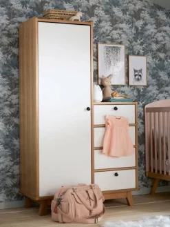 Armoire Vintage Blanc Clair Uni - Vertbaudet -Produit Pour Bébé armoire vintage 2