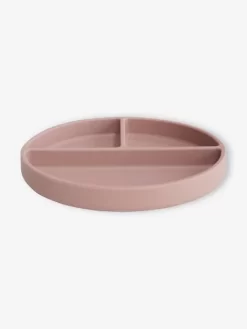 Assiette Compartimentée MUSHIE En Silicone Beige - Mushie -Produit Pour Bébé assiette compartimentee mushie en silicone 4