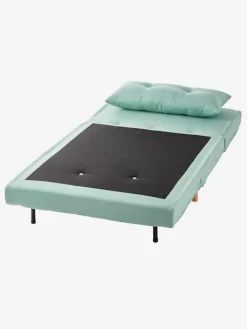 Banquette Convertible 1 Place Vert D'eau - Vertbaudet -Produit Pour Bébé banquette convertible 1 place 4