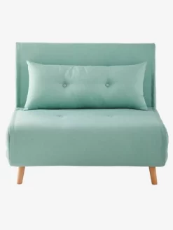 Banquette Convertible 1 Place Vert D'eau - Vertbaudet -Produit Pour Bébé banquette convertible 1 place 5