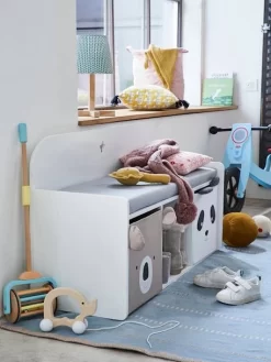 Banquette LIGNE SIRIUS Blanc/gris - Vertbaudet -Produit Pour Bébé banquette ligne sirius 2