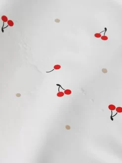 Bavoir Tablier Manches Longues Avec Col Rose Imprimé - Vertbaudet -Produit Pour Bébé bavoir tablier manches longues avec col 3