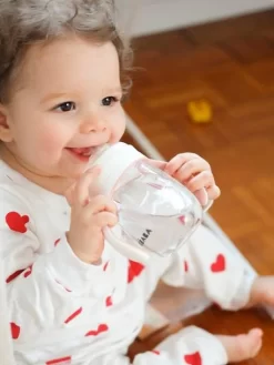 Biberon D'apprentissage 2 En 1 (210 Ml) BEABA Vert Sauge - Beaba -Produit Pour Bébé biberon dapprentissage 2 en 1 210 ml beaba 5