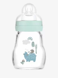 Biberon Verre 170 Ml MAM Feel Good Débit 1 Beige - Mam -Produit Pour Bébé biberon verre 170 ml mam feel good debit 1 2