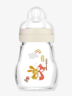 Biberon Verre 170 Ml MAM Feel Good Débit 1 Beige - Mam