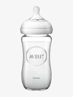 Biberon Verre 240 Ml Philips AVENT Natural Sans BPA Transparent - Philips Avent -Produit Pour Bébé biberon verre 240 ml philips avent natural sans bpa 2