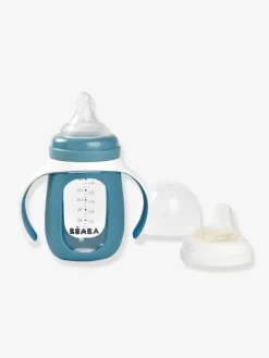 Biberon/tasse D'apprentissage 2 En 1 BEABA En Verre (210 Ml) Rose - Beaba -Produit Pour Bébé biberontasse dapprentissage 2 en 1 beaba en verre 210 ml 3