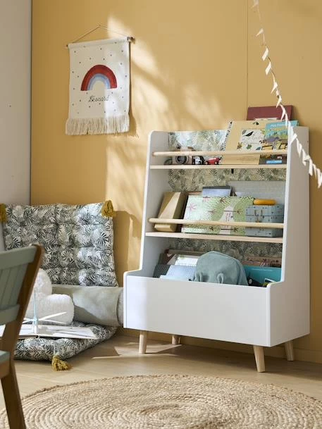 Bibliothèque Avec Fond Réversible Hanoï Blanc - Vertbaudet 6 Bibliothèque Avec Fond Réversible Hanoï Blanc - Vertbaudet – Image 6