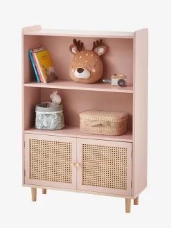 Bibliothèque Cannage LIGNE POÉSIE Rose - Vertbaudet