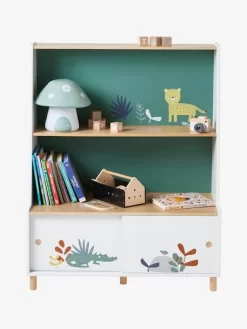 Bibliothèque Jungle Paradise Blanc - Vertbaudet -Produit Pour Bébé bibliotheque jungle paradise 2
