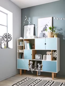 Bibliothèque LIGNE OSLO Vert - Vertbaudet -Produit Pour Bébé bibliotheque ligne oslo 3