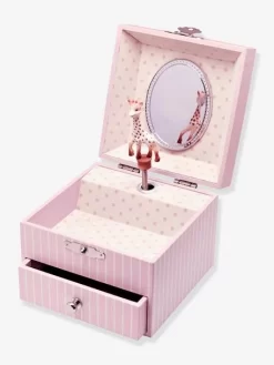 Boîte à Musique Cube Phosphorescent Sophie La Girafe - TROUSSELIER Rose - Toutes Les Marques