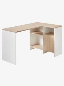 Bureau D'angle Liverpool Blanc - Vertbaudet -Produit Pour Bébé bureau dangle liverpool 2