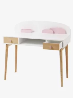 Bureau Enfant LIGNE CONFETTI Blanc - Vertbaudet