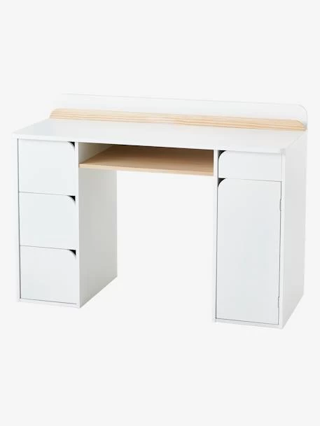 Bureau Enfant LIGNE ECLIPSE Blanc/bois - Vertbaudet 2 Bureau Enfant LIGNE ECLIPSE Blanc/bois - Vertbaudet – Image 2