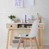 Bureau Enfant LIGNE GRANDE OURSE Blanc / Bois - Vertbaudet