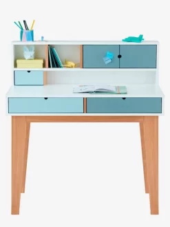 Bureau Enfant LIGNE OSLO Blanc/bleu/bois - Vertbaudet 8 Bureau Enfant LIGNE OSLO Blanc/bleu/bois - Vertbaudet -Produit Pour Bébé bureau enfant ligne oslo 2