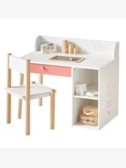 Bureau Maternelle LIGNE LÉA Blanc - Bois - Vertbaudet -Produit Pour Bébé bureau maternelle ligne lea 2