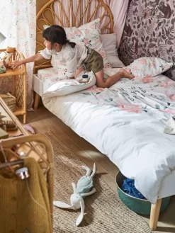 Cadre De Lit LIGNE CONFETTI Blanc/bois - Vertbaudet -Produit Pour Bébé cadre de lit ligne confetti 3