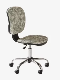 Chaise De Bureau à Roulettes Hanoï Imprimé Feuille - Vertbaudet -Produit Pour Bébé chaise de bureau a roulettes hanoi 3