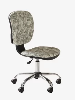 Chaise De Bureau à Roulettes Hanoï Imprimé Feuille - Vertbaudet -Produit Pour Bébé chaise de bureau a roulettes hanoi 4