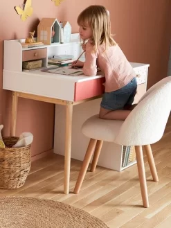 Chaise Fausse Fourrure Enfant Ivoire - Vertbaudet -Produit Pour Bébé chaise fausse fourrure enfant 3