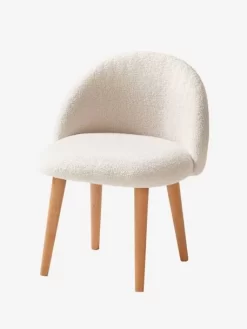Chaise Fausse Fourrure Maternelle Ivoire - Vertbaudet