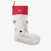 Chaussette De Noël Personnalisable Ours Blanc - Vertbaudet