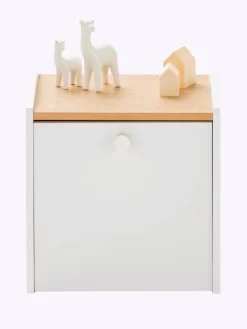 Chevet Avec Bac à Roulettes LIGNE CONFETTI Blanc - Vertbaudet