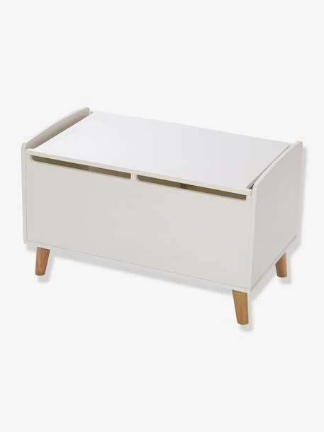 Coffre à Jouets LIGNE CONFETTI Blanc / Bois - Vertbaudet 2 Coffre à Jouets LIGNE CONFETTI Blanc / Bois - Vertbaudet – Image 2