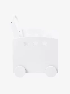 Coffre De Rangement Avec Roulettes LIGNE SIRIUS Blanc - Vertbaudet