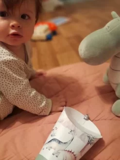 Coffret Lampe Nomade 5 En 1 Dinosauria MAISON POLOCHON Vert Sauge - Polochon -Produit Pour Bébé coffret lampe nomade 5 en 1 dinosauria maison polochon 2