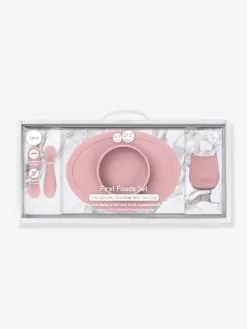 Coffret-repas 4 Pièces EZPZ First Food Set En Silicone Bleu - EZPZ -Produit Pour Bébé coffret repas 4 pieces ezpz first food set en silicone 2